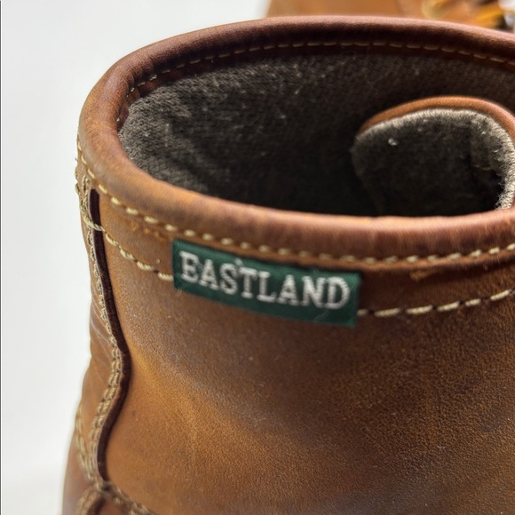Eastland Men’s Size 11.5 D Loomis Brown/Tan Leather 6” Lace Up Work Boot main image 8